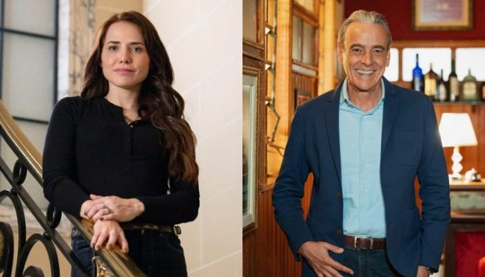 Adriana encontrou os bens de Arthur com ajuda de Iuri (José Loreto). (Foto: Globo/ Manoella Mello)